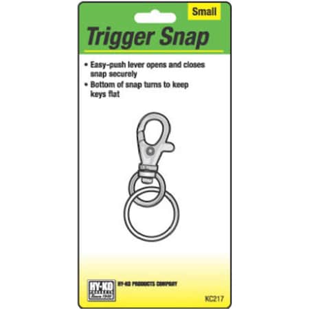 Hy-Ko KC217 Small Trigger Snap With Split Ring 868174